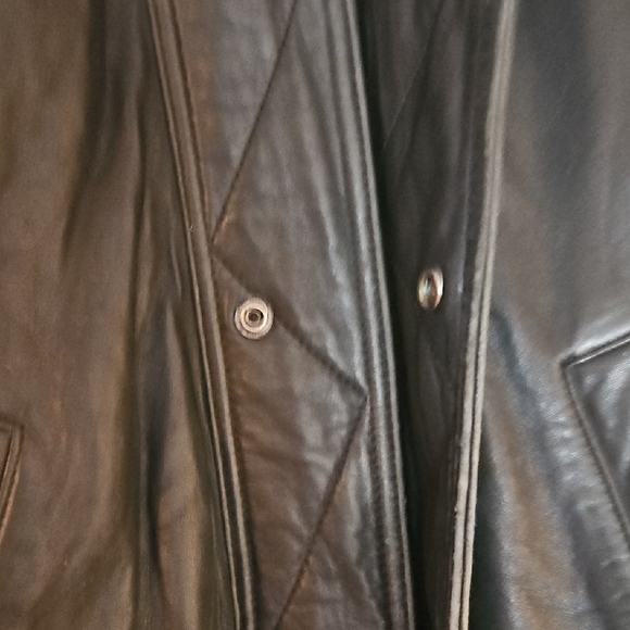 Marc New York Men's vintage Black Leather Jacket, 1980s, Lux, Sz Sm. Leather - Picture 4 of 13